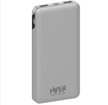 Внешний аккумулятор HIPER MFX 10000 10000 серебристый