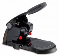Дырокол KW-trio 9574 Lever-Tech HD мощный 65 листов технология снижения усилий на 2 отв черный