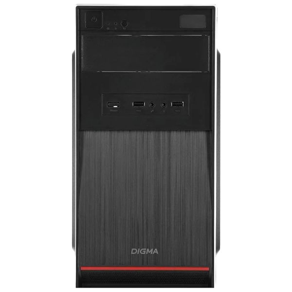 Корпус Digma DC-MATX100-U2 Mini-Tower черный