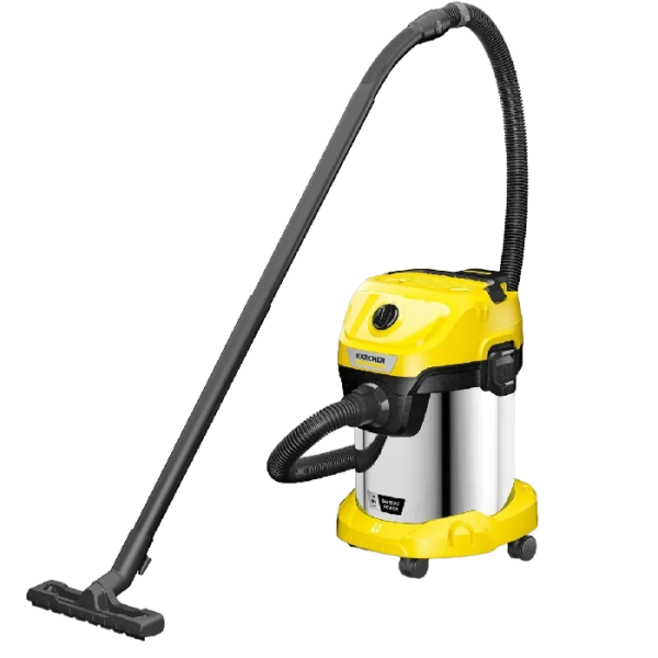 Строительный пылесос Karcher WD 3-18 S 225 Вт желтый